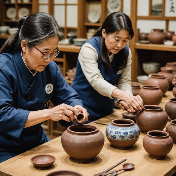 Peut-on trouver une croisière qui propose des ateliers de poterie traditionnelle en Corée du Sud?