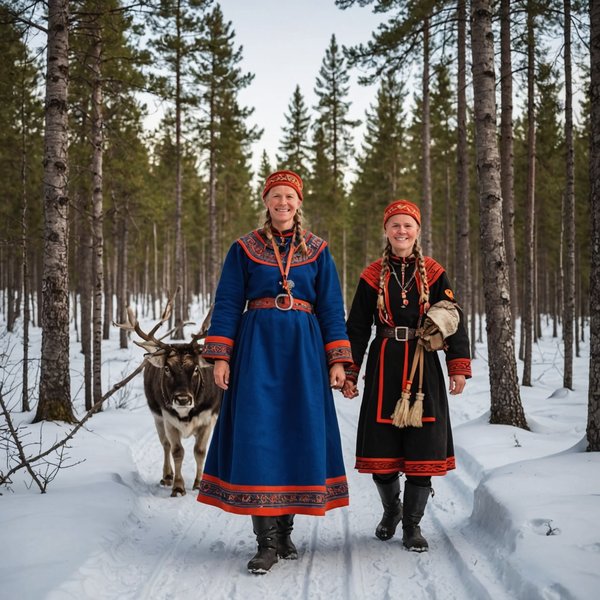 Comment découvrir les traditions de la culture Sami en Laponie, Suède?